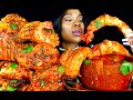 KING CRAB SEAFOOD BOIL MUKBANG SEAFOOD MUKBANG DESHELLED LOBSTER SEAFOOD BOIL ASMR EATING