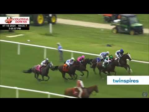 Colonial Downs, Belterra Park and Evangeline Downs Horse Racing Replays on 18 July 2024