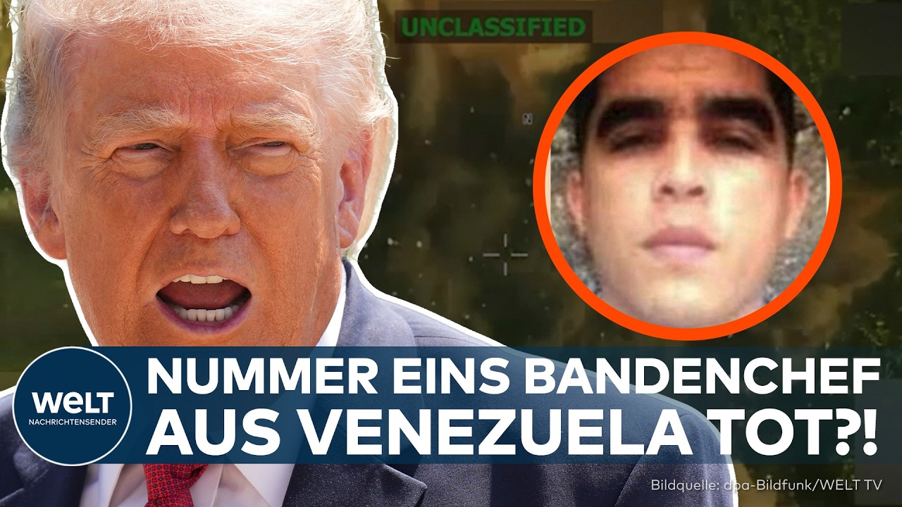 TÖDLICHER LUFTANGRIFF IN VENEZUELA: Trump meldet Tod des gefürchteten Tren-de-Aragua-Chefs!