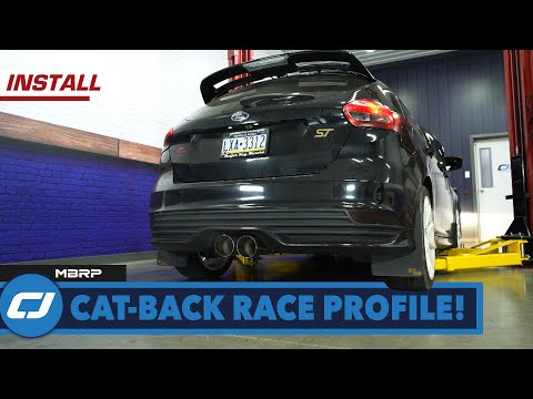 Check Out This AGGRESSIVE Race Profile Cat-Back for the 2013-2018 Focus ST!
