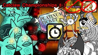 The Battle Cats | Catclaw Championships Rank 8-3 | No CoTC Treasures, No Ubers/SoL Units, No Talents