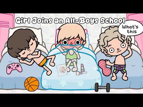 She's the Only Girl in an All-Boys School 🏫😳 | Toca Life Story | Toca Boca