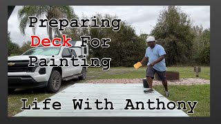 My Tiny RV Life: Preparing The Deck For Painting | Truck Camper Cooking