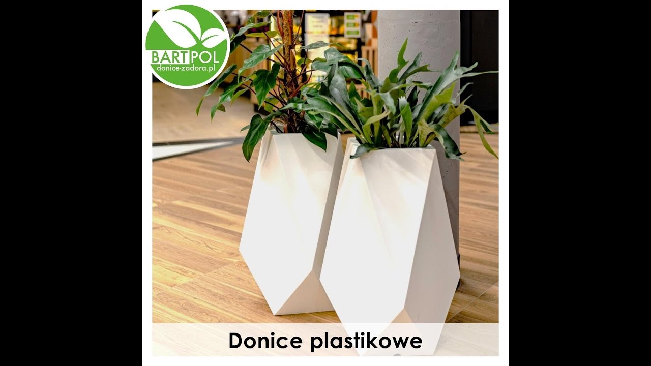 Modne donice plastikowe MONUMO