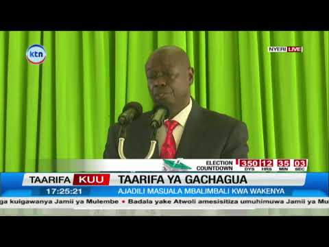 Taarifa ya Gachagua: Tuko Tayari Kuweka Tamaa za Kisiasa Kando Ili Kuiondoa Serikali ya Ruto