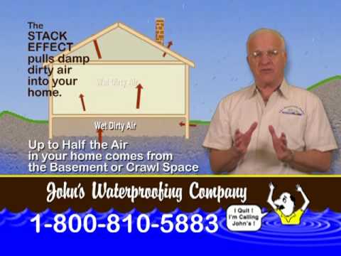 Basement and Crawlspace Waterproofing by John's Waterproofing