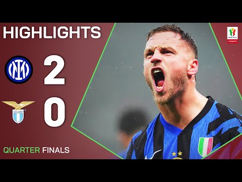 INTER-LAZIO 2-0 | HIGHLIGHTS | Inter Set Up Semifinal Derby! | Coppa Italia Frecciarossa 2024/25