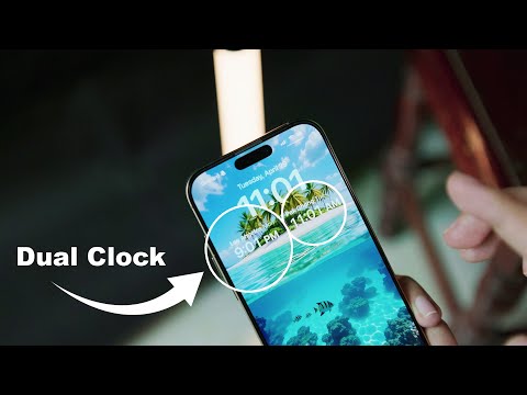 How to Add Dual Clock Widgets on iPhone 16 Pro Max