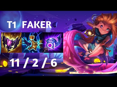 T1 Faker Zoe vs Sylas - Patch 12.17 Korea Challenger ✅