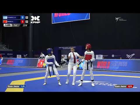 204 R64 Women  46kg GRE TSAMPALA S  CHN WANG X