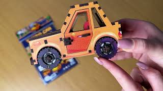 Дерев’яний 3D конструктор Turbo Car