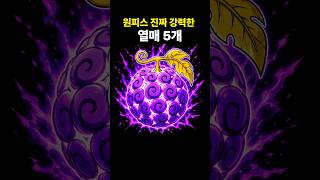 원피스 진짜 뒤지게 강한 열매 5개