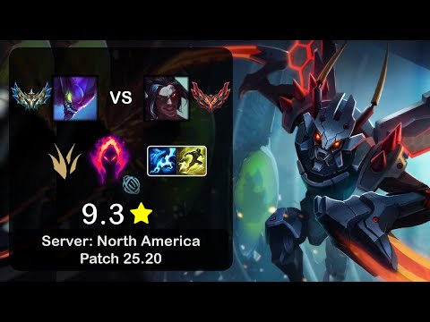 Kha'Zix Jungle vs Kayn - NA Challenger - Patch 25.20
