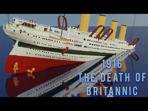 1916 | The Death of HMHS Britannic | Final Plunge Animation