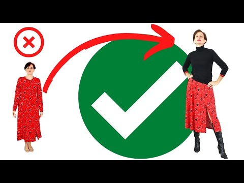 FRUMPY TO CHIC - HOW TO STYLE A RED PRINTED DRESS FOR...
