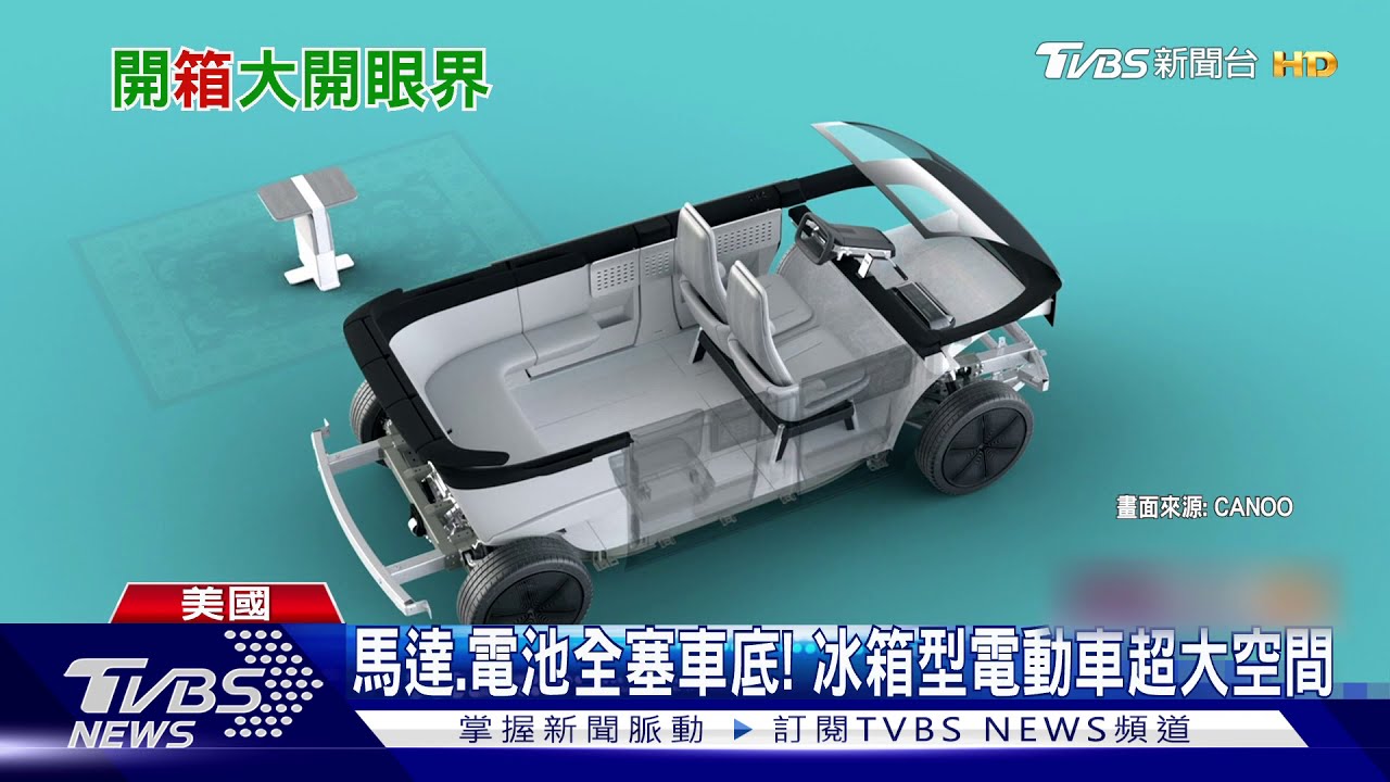 馬達、電池全塞車底！　冰箱型電動車超大空間