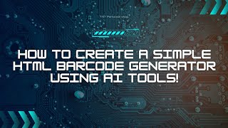 Download the video "How to Create a Simple HTML Barcode Generator Using AI Tools!"