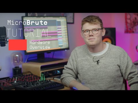Arturia MicroBrute Red Analog Synthesizer – Rare Red Edition – Box, PSU, Manuals & Patch Sheets image 4