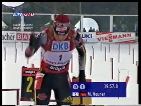 2006/07 biathlon 10 km donne Khanty Mansinsk - Neuner, Olofsson, Henkel