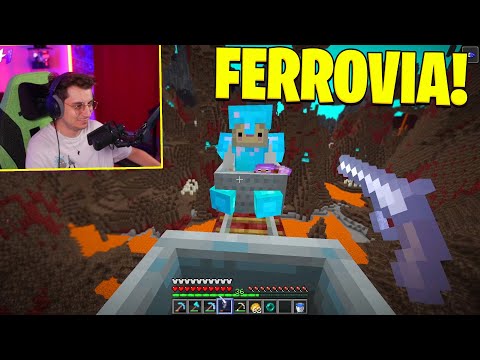 COSTRUIAMO LA FERROVIA nel NETHER di PANDORA SMP