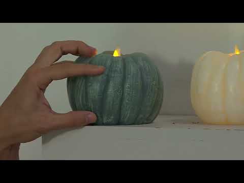 Luminara Indoor Flameless Painted Pumpkin on QVC