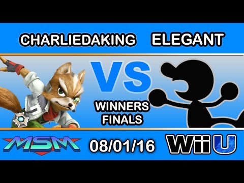 MSM 60 - Charliedaking (Fox) Vs Elegant (Mr. Game and Watch) Winners Finals - Smash Wii U