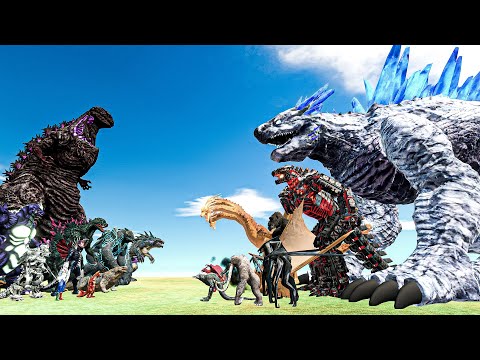 Top 10 Strongest Monsters in Monsterverse vs Shin Godzilla Evil Team