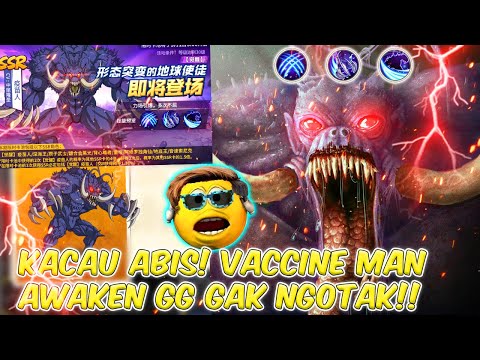 KACAU ABIS! VACCINE MAN AWAKEN GG GAK NGOTAK!!! 100% GILA ! One Punch Man The Strongest Indonesia