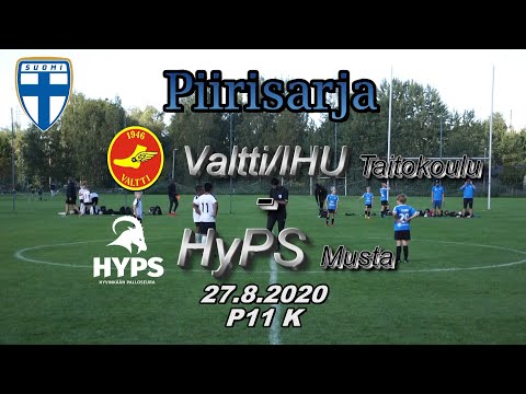 Piirisarja P11 K Valtti/IHU Taitokoulu - HyPS Musta 27.8.2020