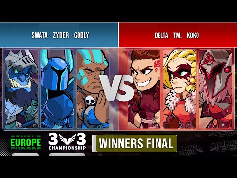 Swata, zyder & Godly VS Delta, TM. & Koko - Winners Final - EU - 3v3 Championship 2022