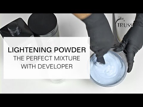 LIGHTENING POWDER - How to achieve the Perfect Mixture...