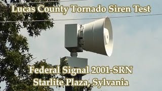 preview picture of video 'Sylvania, OH Federal 2001-SRN Siren Test 8-3-12'