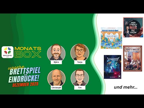 Board Game Monthly Box from Brettspielbox - December 2025