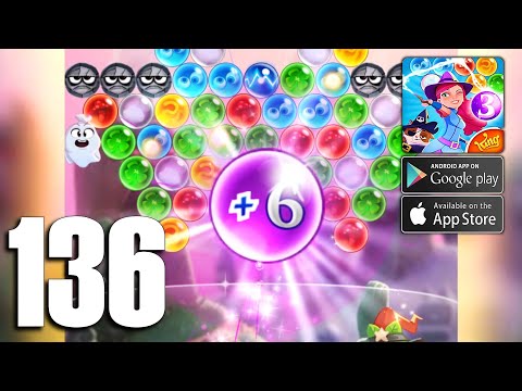 Bubble Witch Saga 3 ]#136[ Gameplay Walkthrough - Stage 305 (Android, iOS)