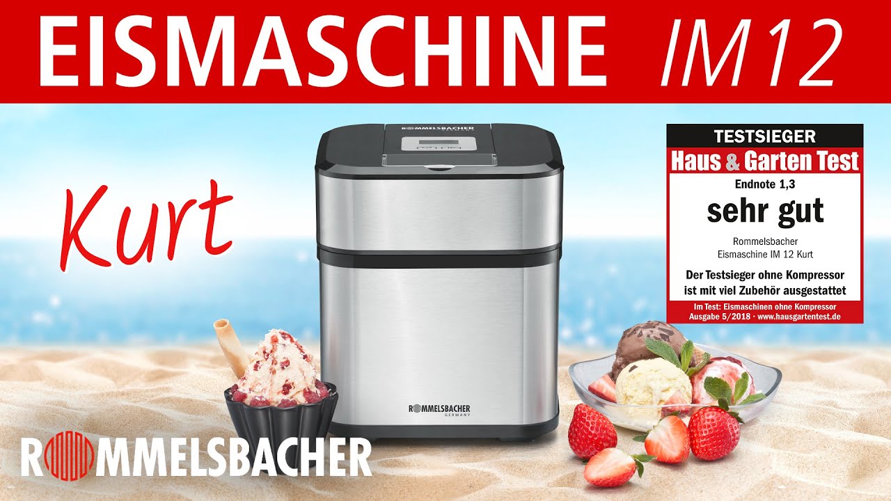 Rommelsbacher Glacemaschine 4in1 0.5 l, Silber
