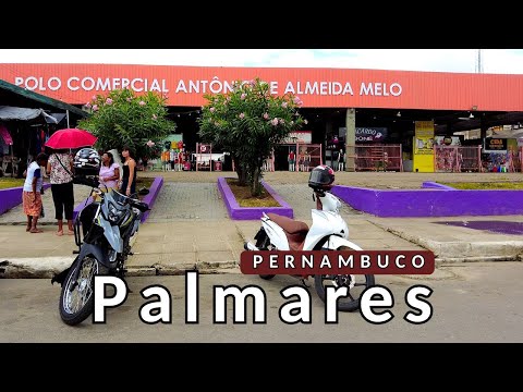 O polo comercial da cidade de Palmares PE