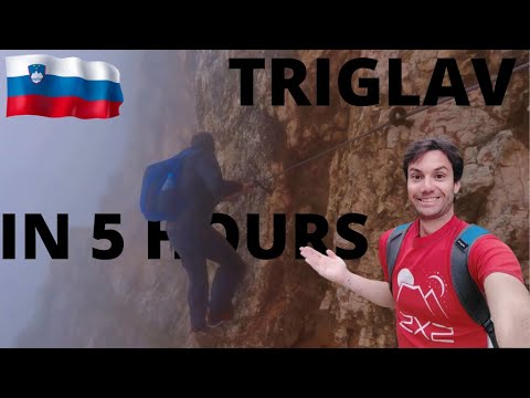 CONQUERING TRIGLAV 2864M IN FIVE HOURS. DESPITE HEAVY WIND AND FOG