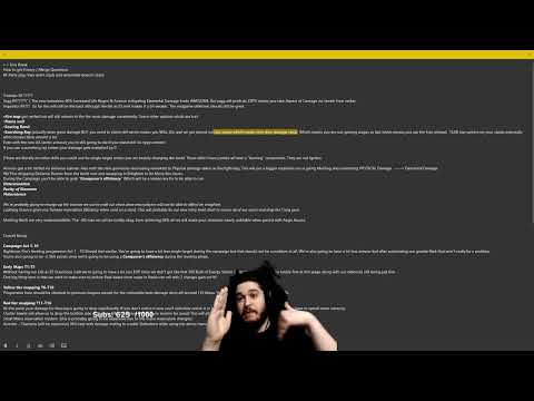 Path of Exile 3.19 Righteous Fire Changes. Part 1