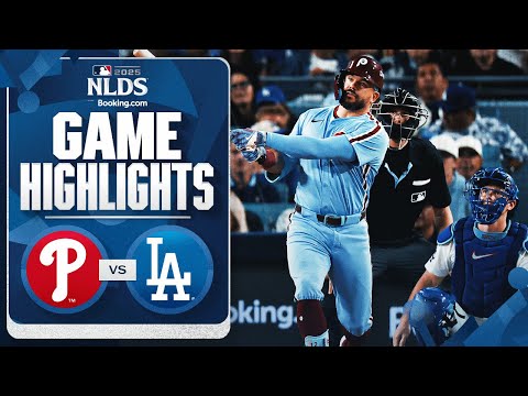 Phillies vs. Dodgers NLDS Game 3 Highlights (10/8/25) | MLB Highlights