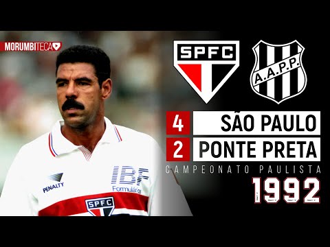 São Paulo 4x2 Ponte Preta - 1992 - CEREZO, CAFU, MULLER E 3 GOLS DE RAÍ EM MAIS UM SHOW RUMO À FINAL