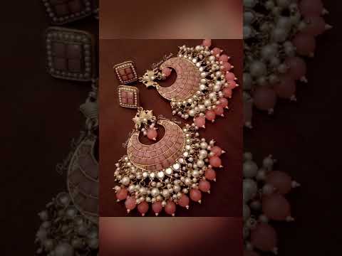 Amazing earrings collection/Indian partywear dress collection #shorts