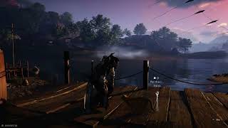 Where Winds Meet - Chapter 1 Blissful Retreat: Talk To Shi The Boatman | Pet Kitten Silent Drum