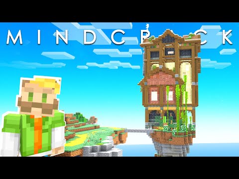 I built a Cliff House on Mindcrack SMP