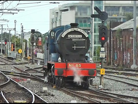 RPSI No. 85 'Merlin' with the Steam Enterprise - 7th June 2015