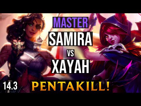 SAMIRA Bot vs XAYAH | EUNE Master - Patch 14.3