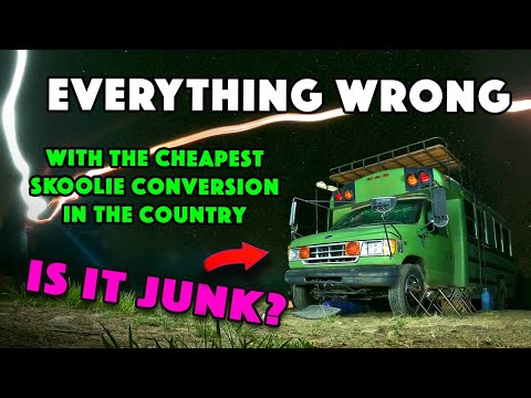 Everything Wrong with my E450 Bus Skoolie Camper Conversion