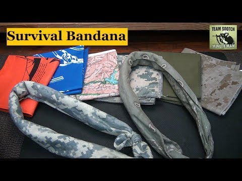 Survival Bandana : 40 Uses