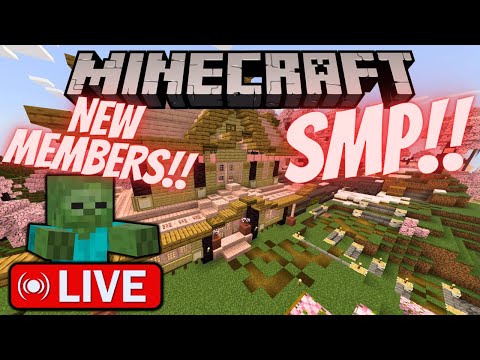 Insane Builds & Epic Members! | Minecraft SMP |Live|