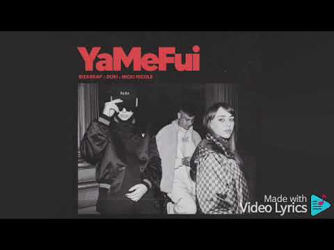 Bizarrap x Duki x Nicki Nicole- YaMeFui  | Audio