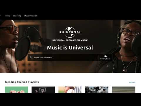 Tutorial - Similarity Search | Universal Production Music